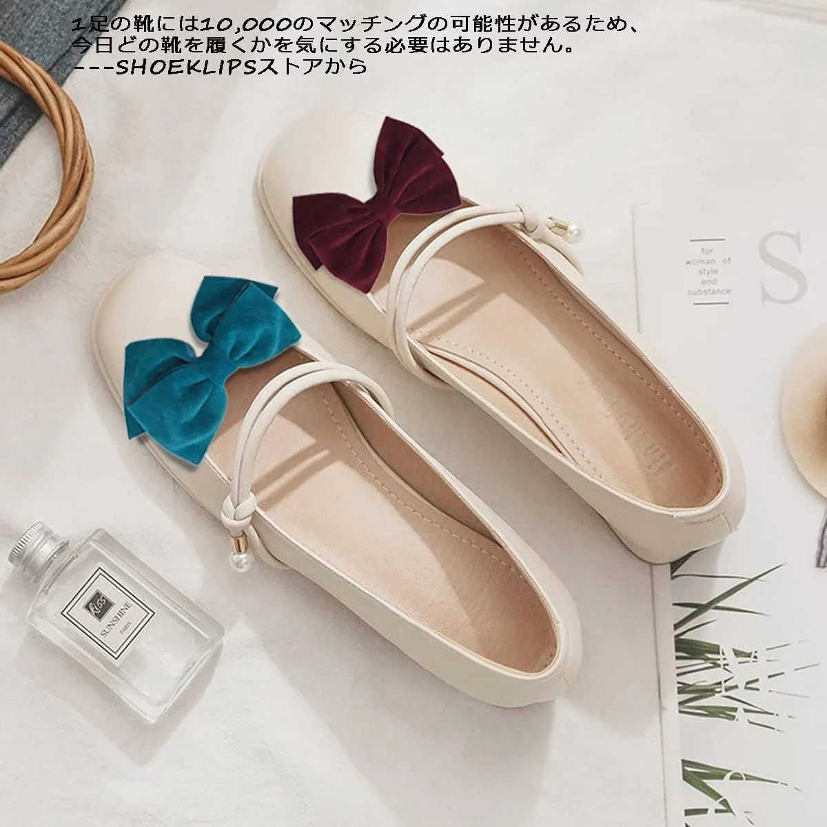 2 Pcs Velvet Satin Bow Shoe Clips Fashion Wedding Party Pumps Decoration Uniform Mary Jane Shoes Accessories