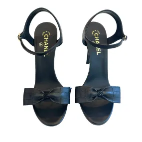 Black 2022 CC Logo Heels - 10.5