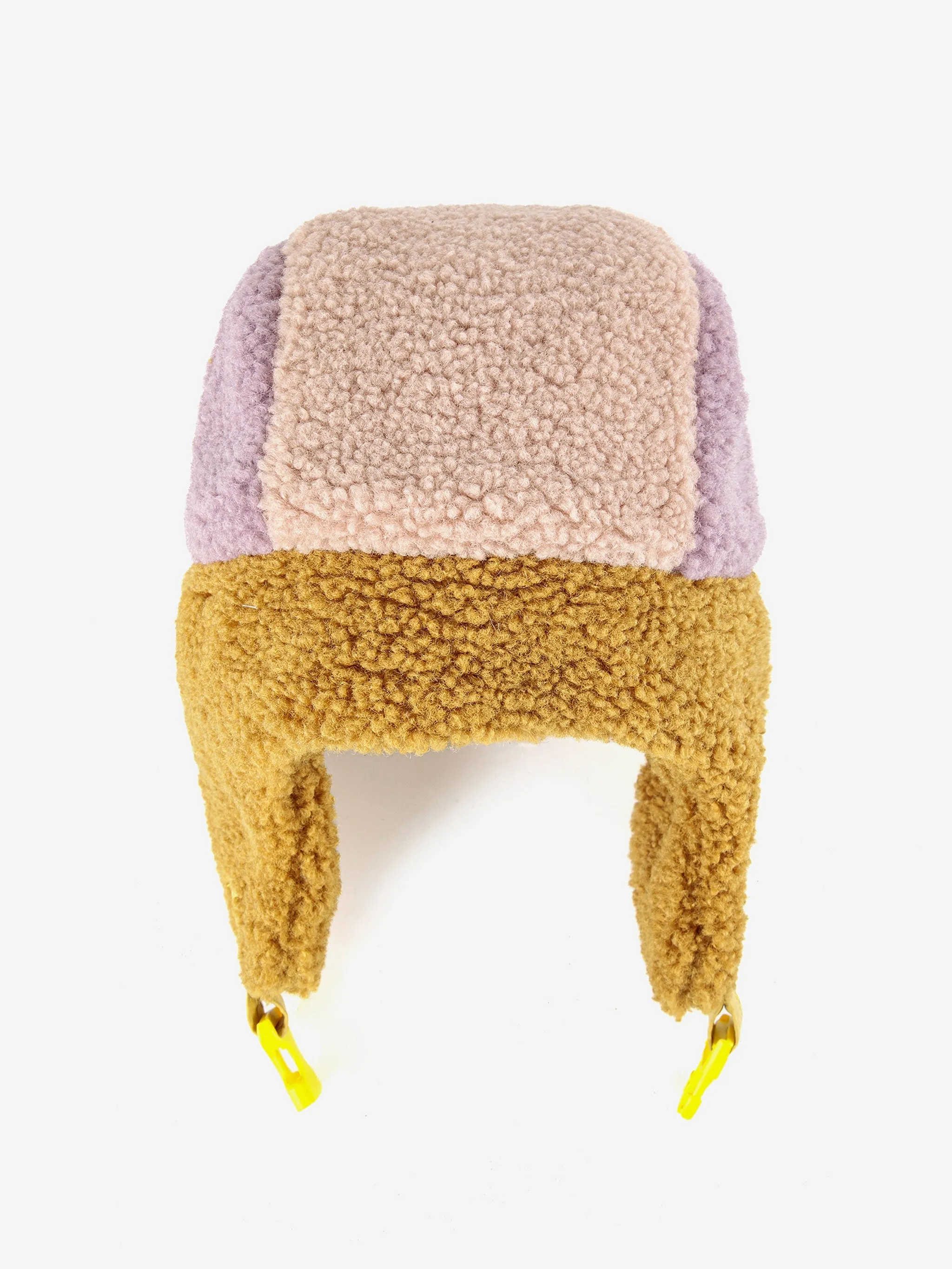Bobo Choses color block sheepskin hat