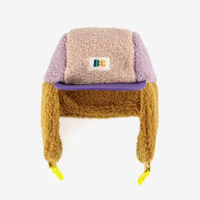 Bobo Choses color block sheepskin hat