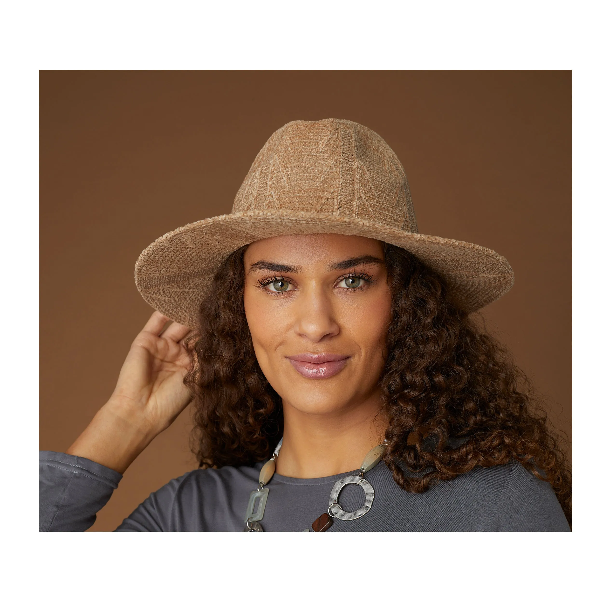 Chenille Braided Band Ranch Hat - Final Sale
