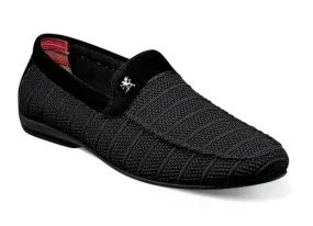 CIran Moc Toe Slip On Black Stacy adams