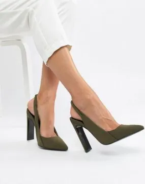 DESIGN Poker Slingback High Heels