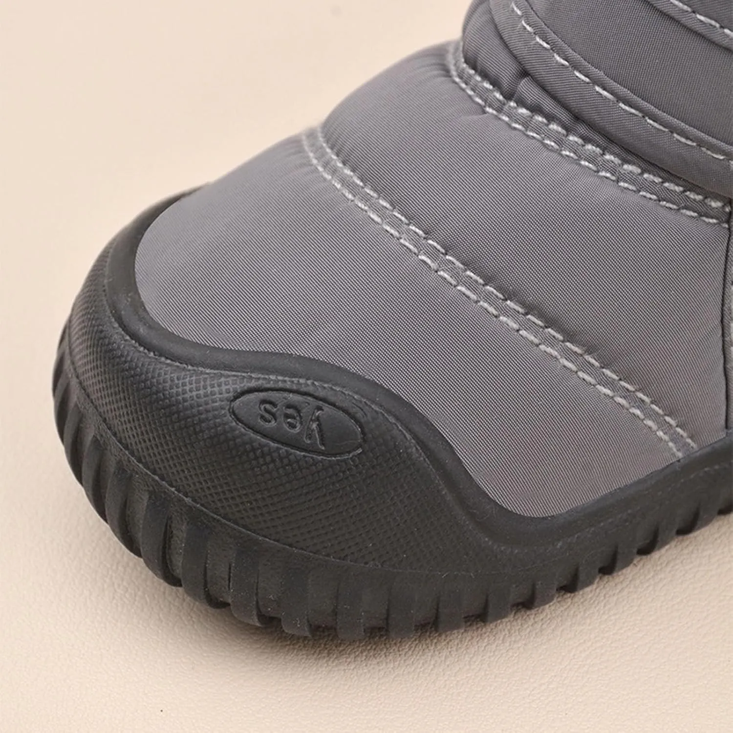 Girls Boys Warm Fr Lined Winter Snow Boots Waterroof Outdoor Ankle Booties Comfortable Shoes for Kids Unisex