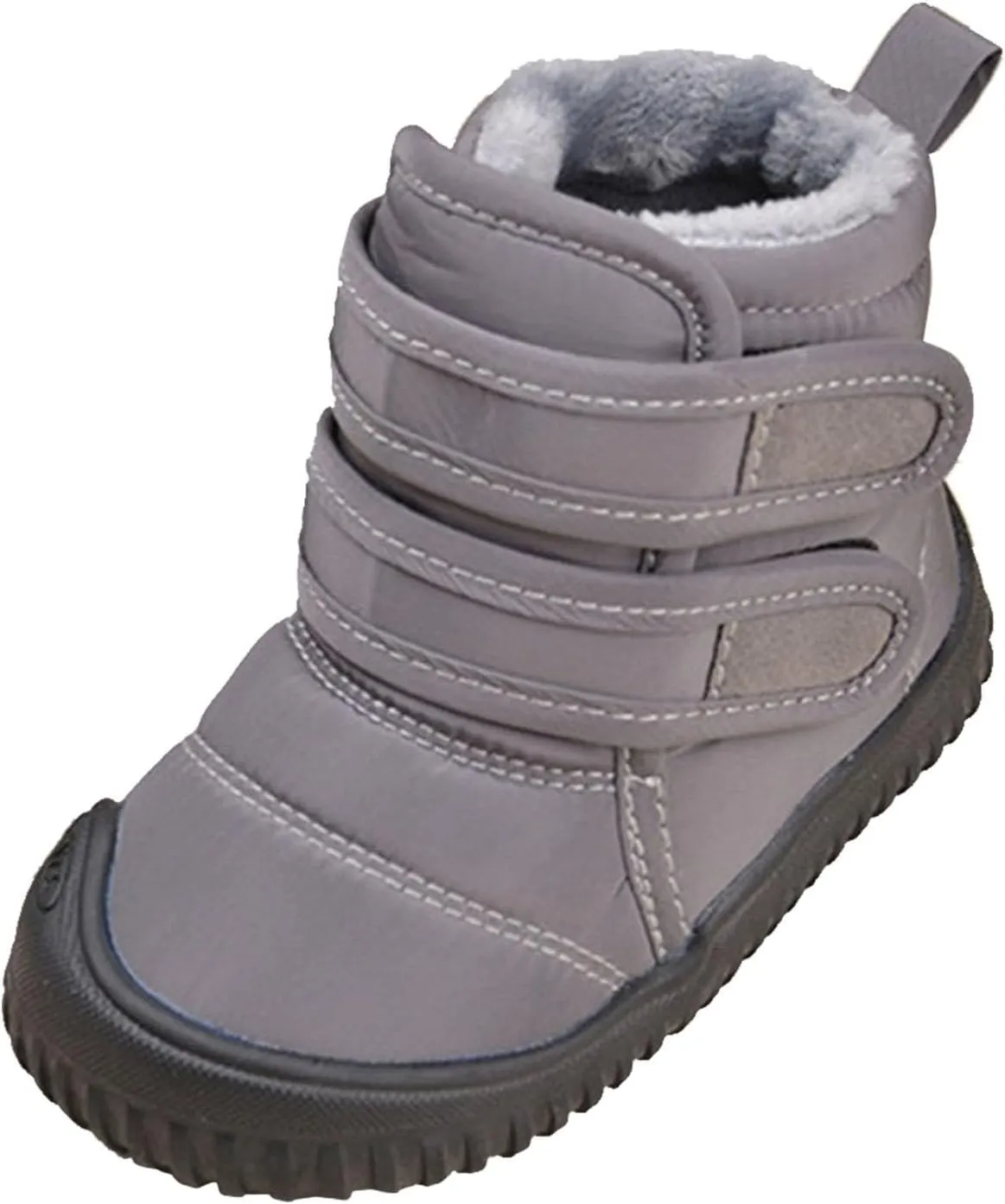 Girls Boys Warm Fr Lined Winter Snow Boots Waterroof Outdoor Ankle Booties Comfortable Shoes for Kids Unisex