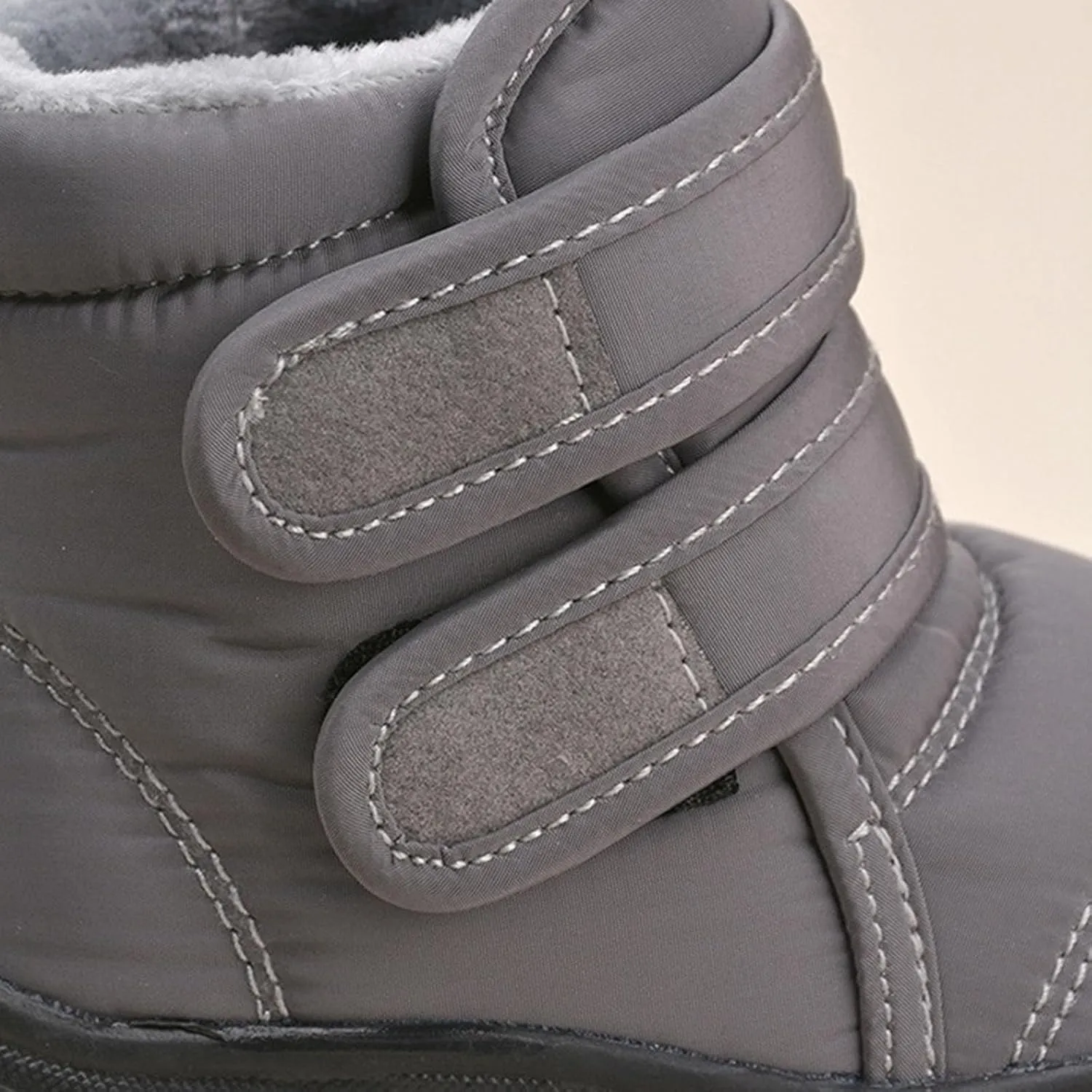 Girls Boys Warm Fr Lined Winter Snow Boots Waterroof Outdoor Ankle Booties Comfortable Shoes for Kids Unisex
