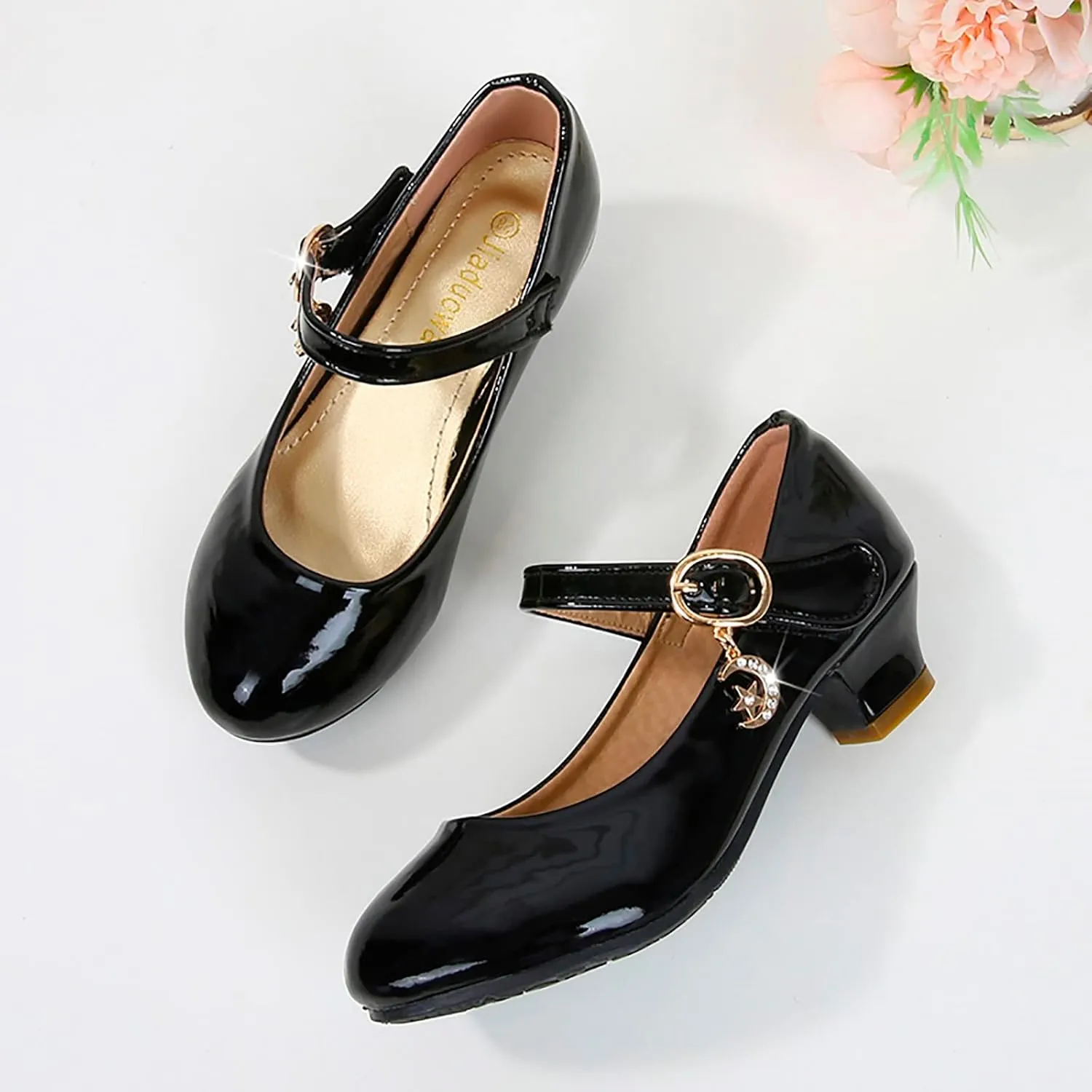 Girls High Heels Sandals Toddler Baby Summer Casual Solid Color School Student Leather PU Children Toddler Casual Shoes