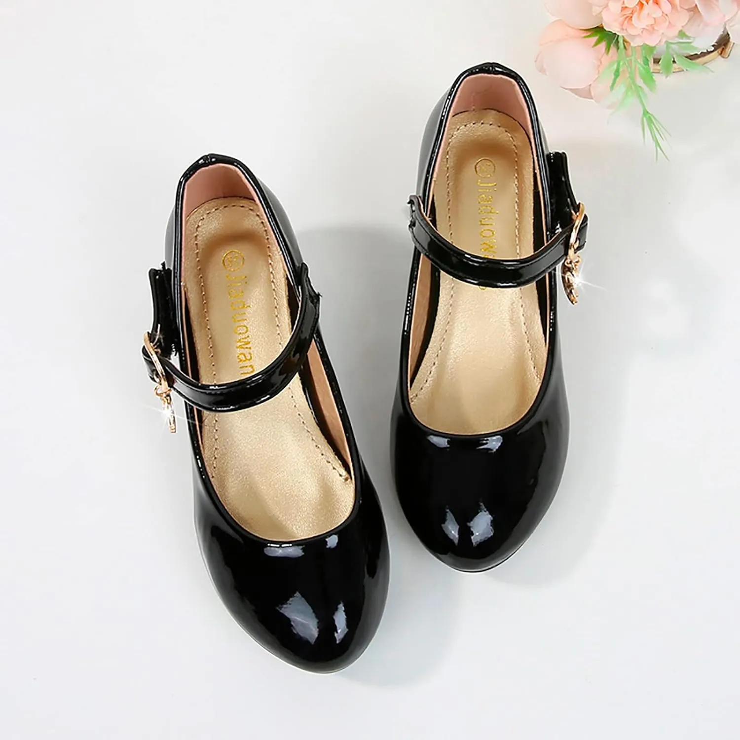Girls High Heels Sandals Toddler Baby Summer Casual Solid Color School Student Leather PU Children Toddler Casual Shoes