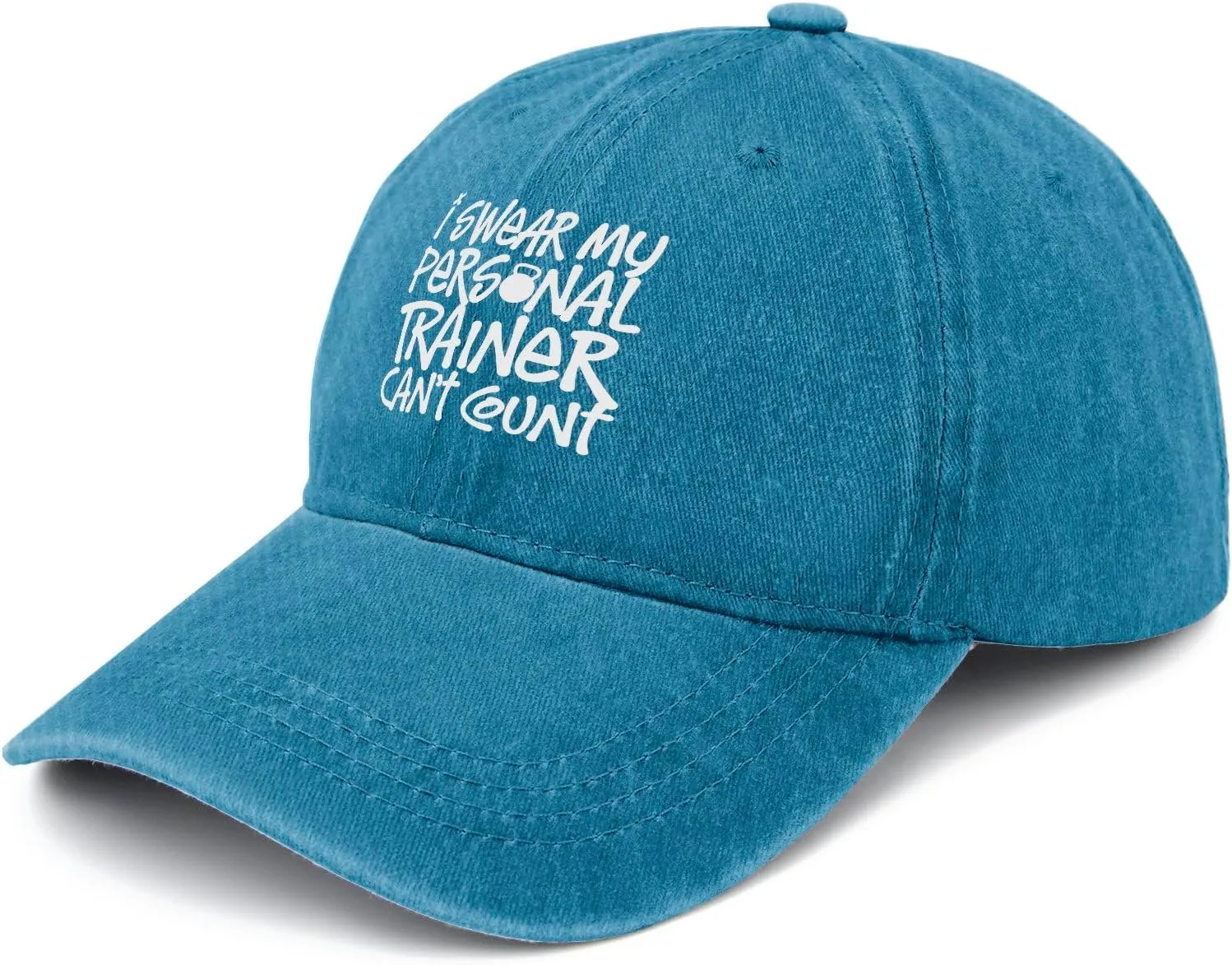 I Swears My Personal Trainers Can't Count Womens Ball Cap Hat for Women Quick Dry Caps Sun Hat
