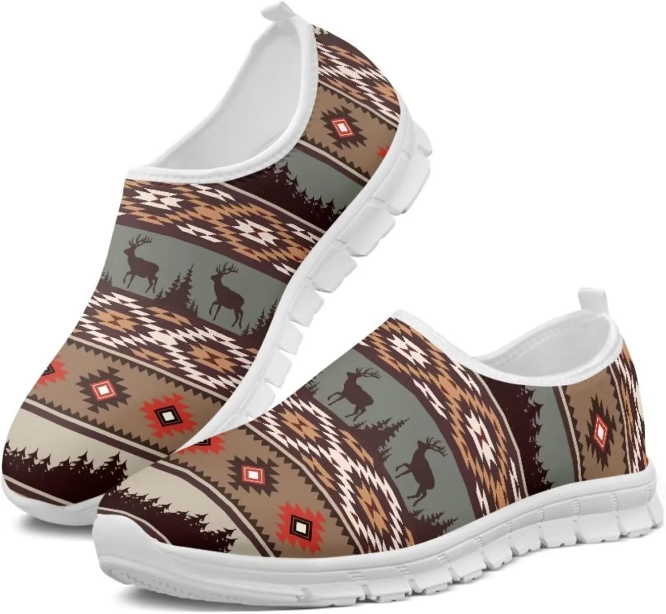 JoyLamoria Lightweight Sneakers Platform Shoes Women Men Casual Durable Running Slip On Sneaker Footwear