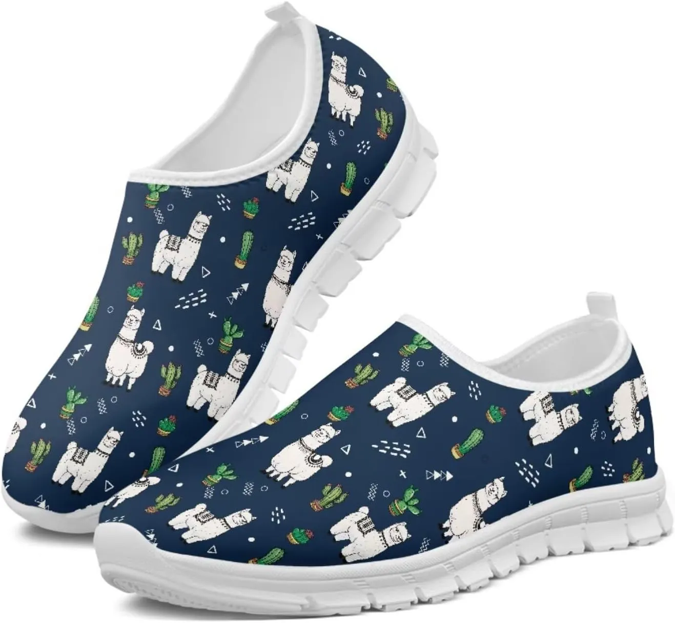 JoyLamoria Lightweight Sneakers Platform Shoes Women Men Casual Durable Running Slip On Sneaker Footwear