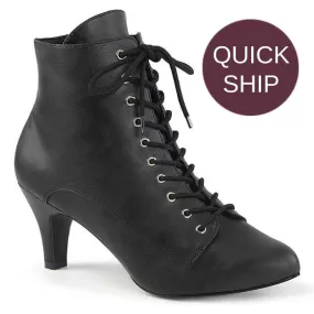 Lace Up Front Ankle Boot