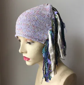 Lavender Tweed Funky Chic Hat, (FH24)