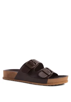 London Rag Minata Platform Buckled Slide Sandal