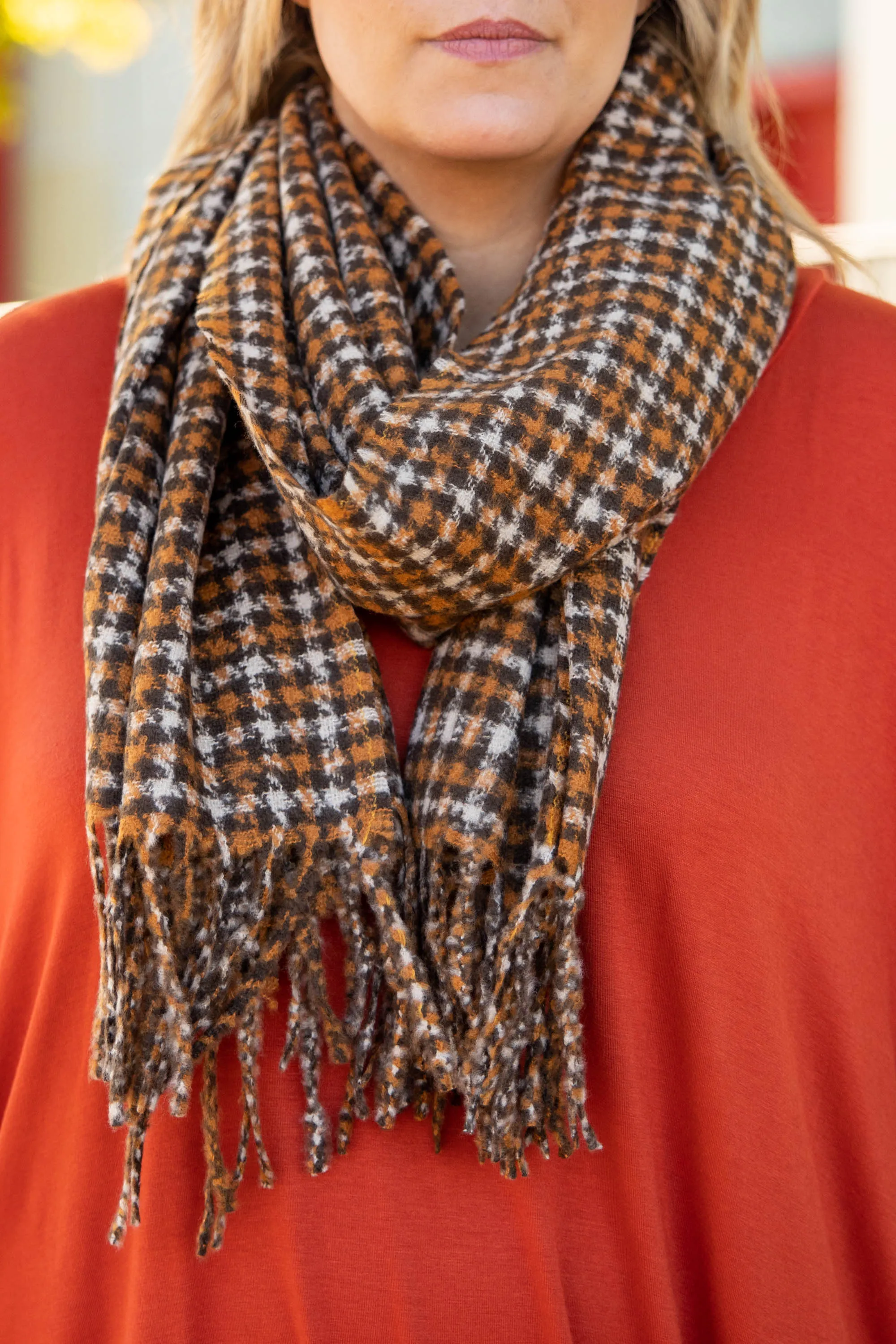 Love Never Ends Scarf, Brown