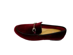 S-17 Burgundy Montique velvet Loafer