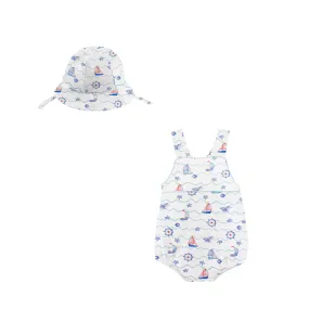 Sailor Sunsuit w/ Hat