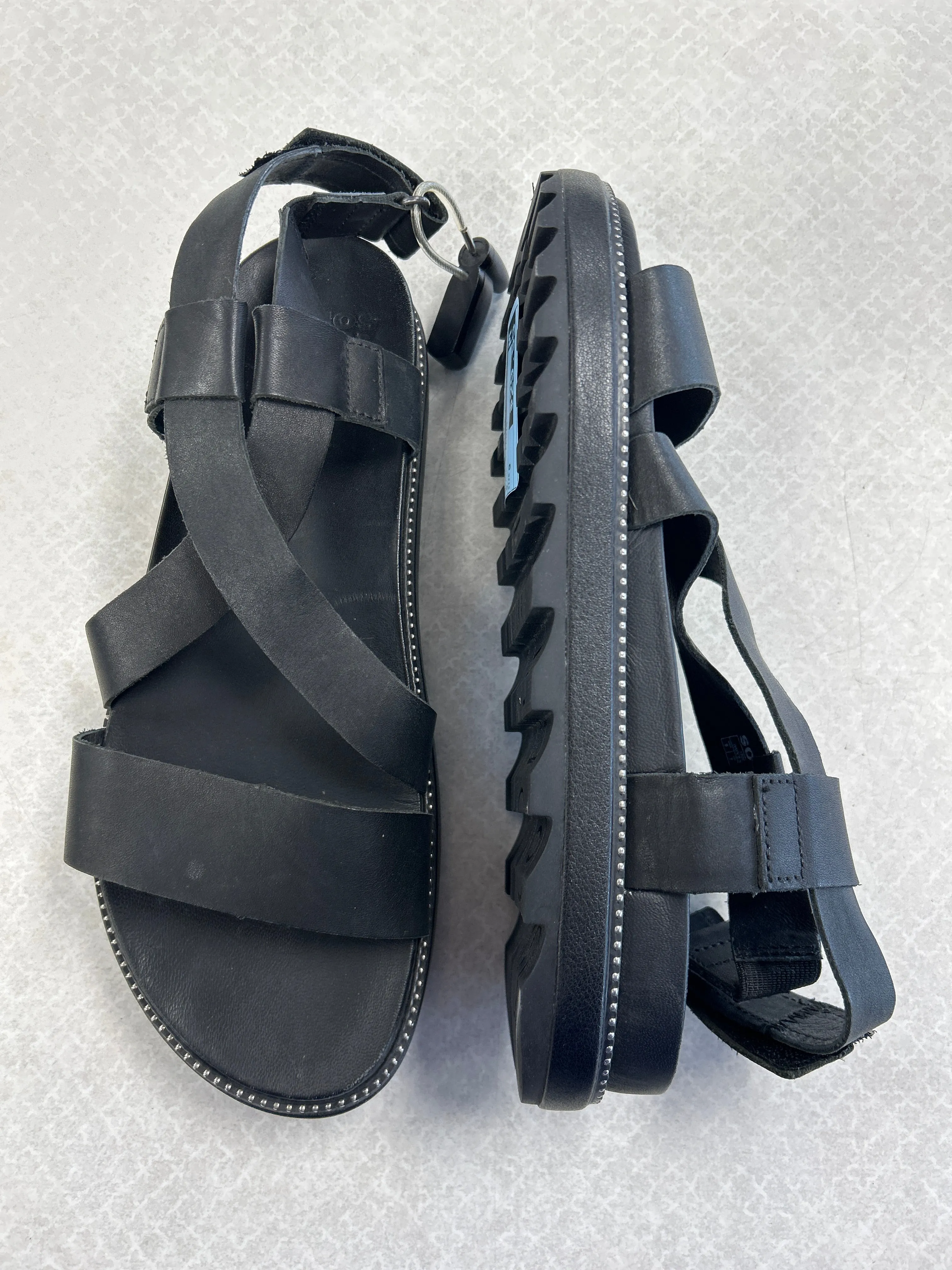 Sandals Flats By Sorel In Black, Size: 9