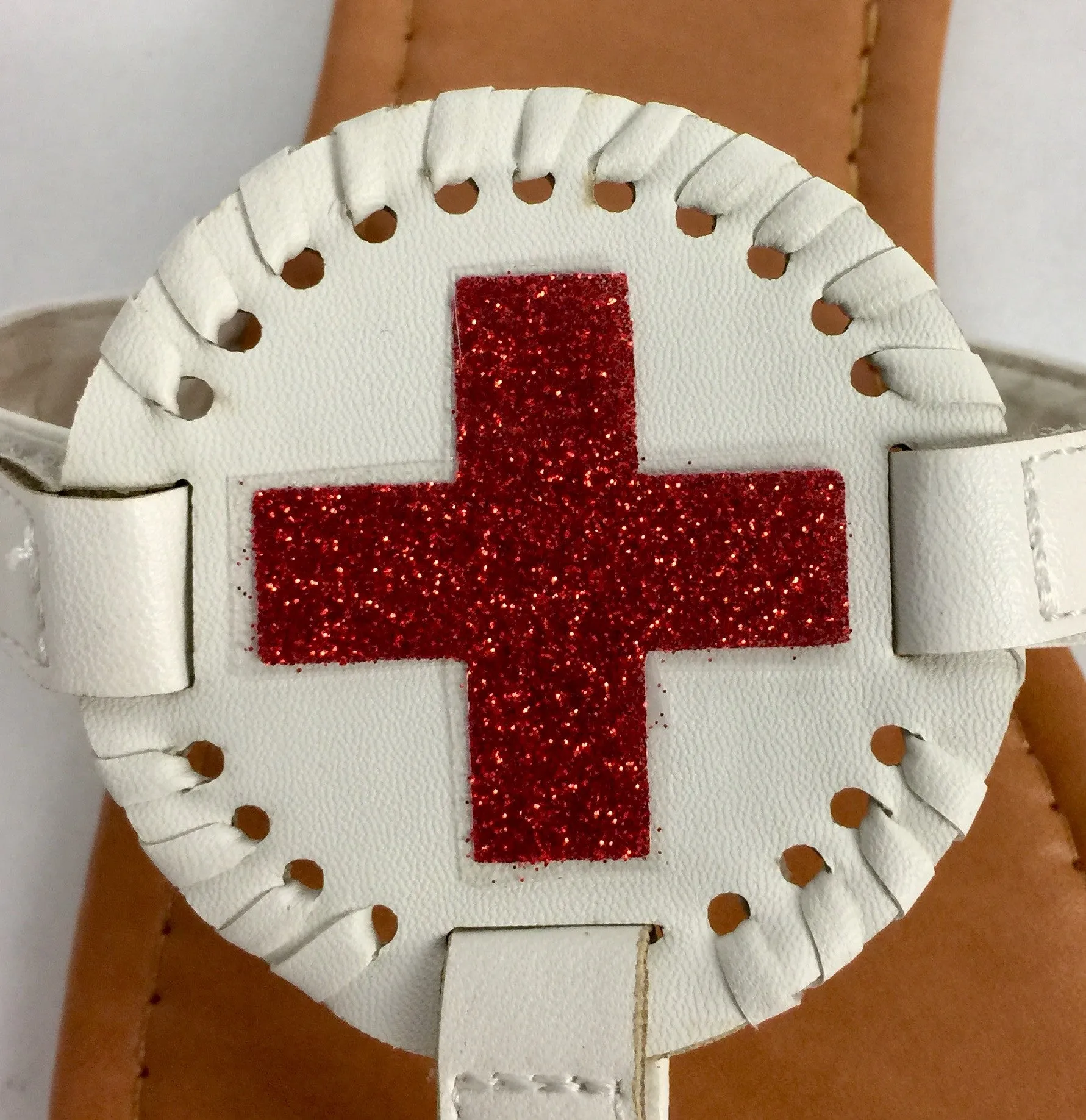 Sandals - Medallion - Red Cross