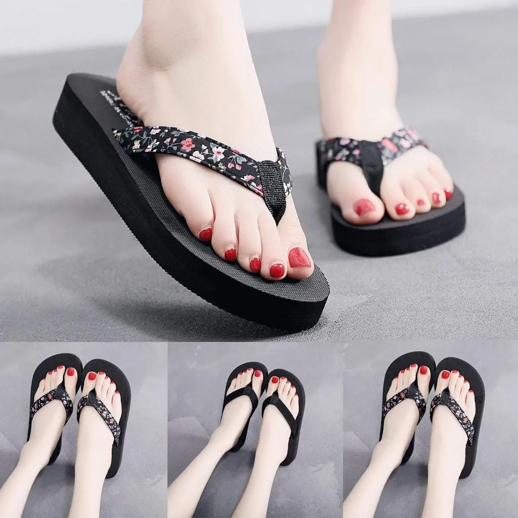 Summer Sandals for Women 2024 Trendy Clip Toe Beach Sandals Platform Sandals Slip-On Flip Flops Walking Shoe Slippers