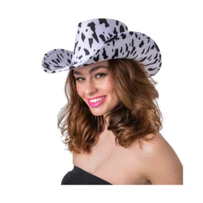 White Cowgirl Hat with Sequins and Marabou Feathers Western Chic Accessory