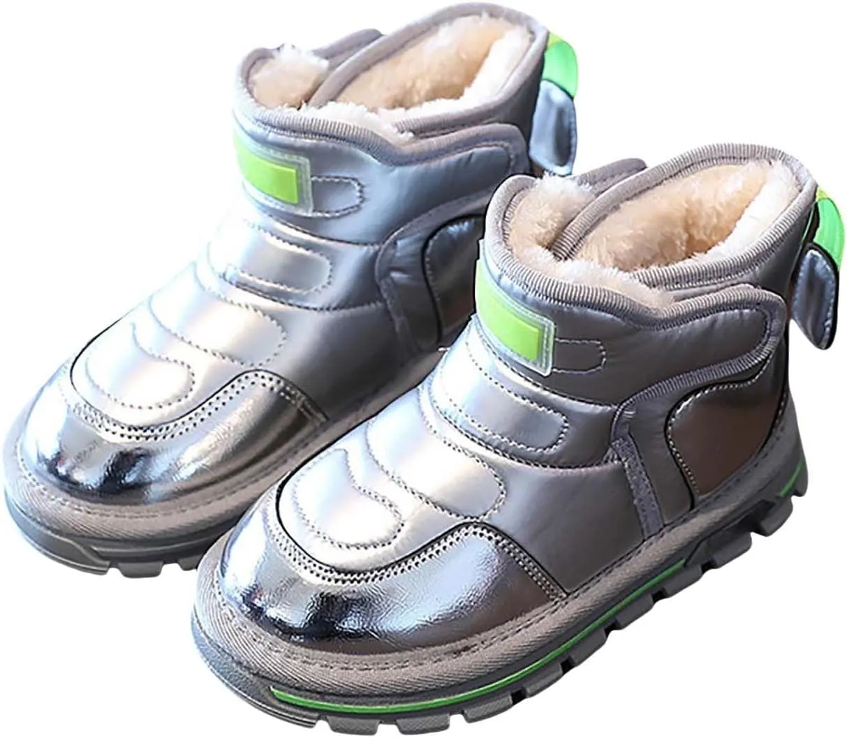 Winter Girls Boys Ankle Boots Comfortable Warm Lined Casual Sports Shoes Kids Faux  Insulated Mud Boots Kids