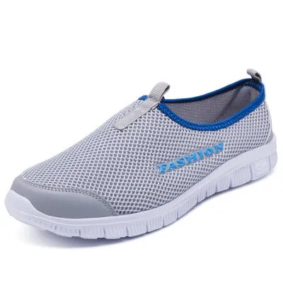 Women Light Sneakers Summer Breathable Mesh Shoes Lady Walking Outdoor Sport