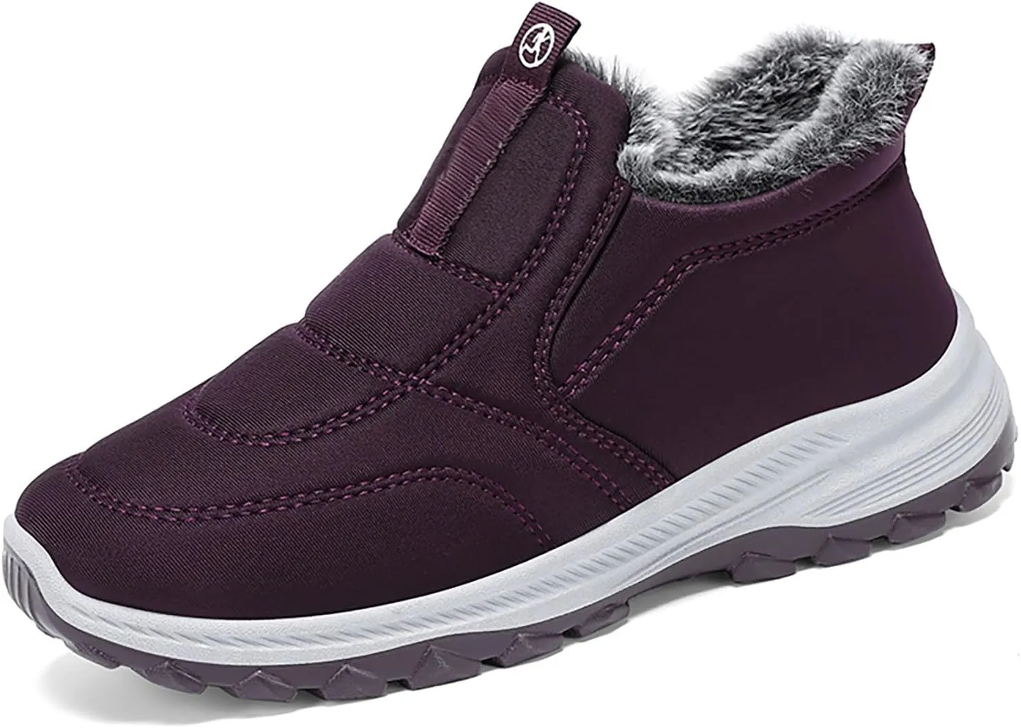 Women Winter Snow Boots Comfortable Warm Fu Lined Slip on Ankle Boots Lightweight aterproof Outdoor Booties