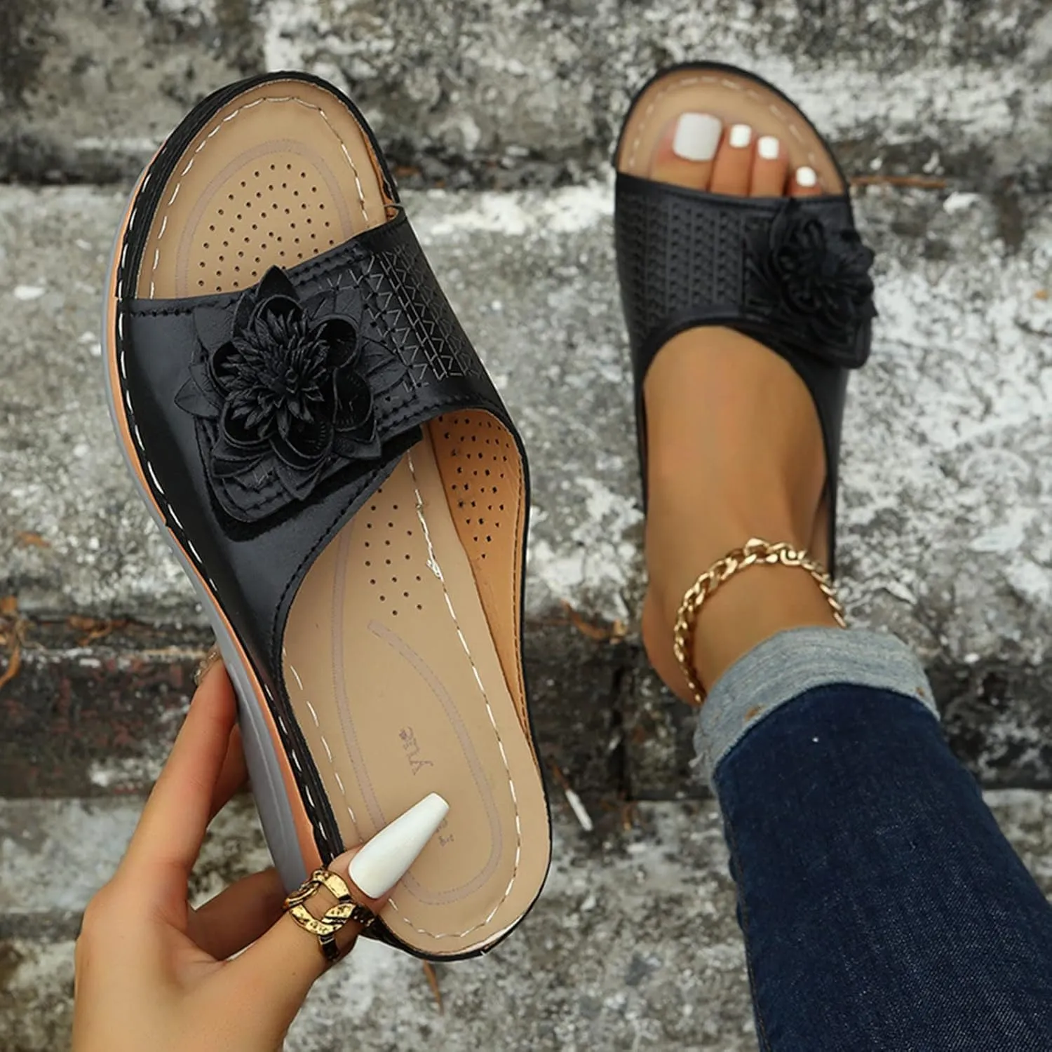 Womens Flip Flops with Arch Support Womens Flip Flops Size 8 Orthopedic Women Closed Toe Shoes Brown Leather Sandals Women Comfortable Brown Sandals Women Comfortable Nude Sandals Women