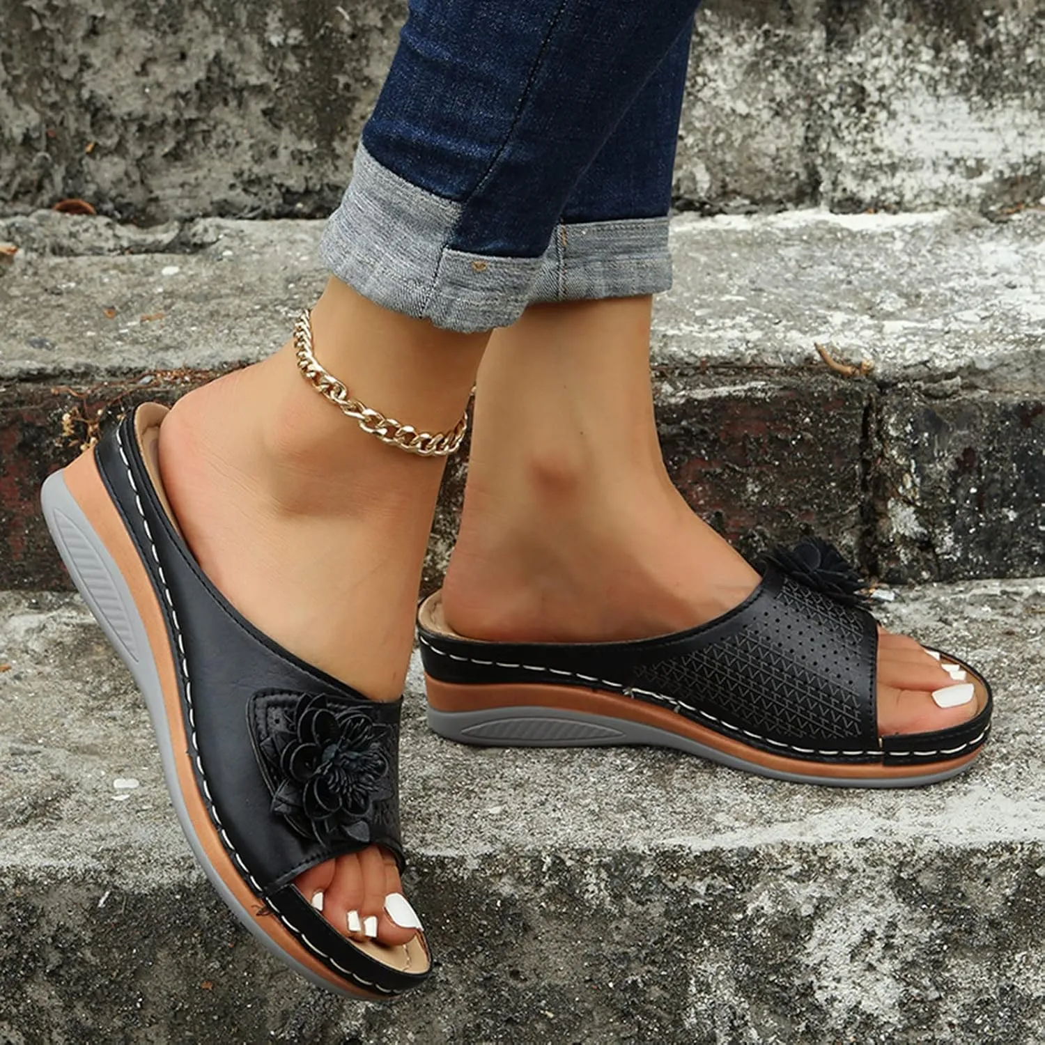 Womens Flip Flops with Arch Support Womens Flip Flops Size 8 Orthopedic Women Closed Toe Shoes Brown Leather Sandals Women Comfortable Brown Sandals Women Comfortable Nude Sandals Women