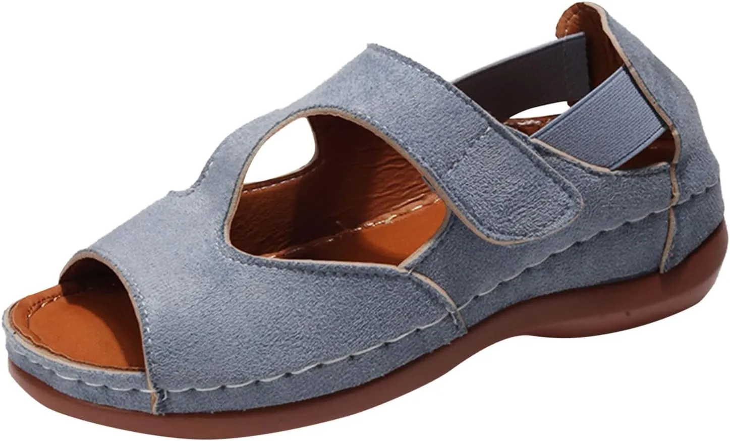 Womens Sandals Dressy Retro Wedge Sandals Cute Casual Fashion Summer Outdoor Lightweight Walking Shoes