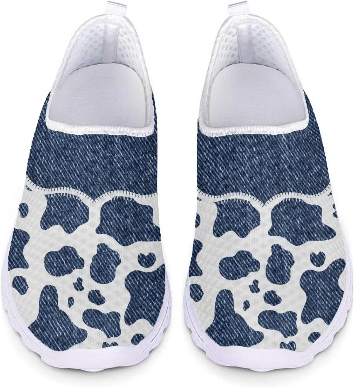 YEXIATODO Trendy Shoes for Womens Slip on Walking Shoes Comfortable Non-Slip